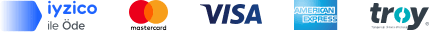 iyzico, Visa, MasterCard, American Express ve Troy ödeme yöntemleri